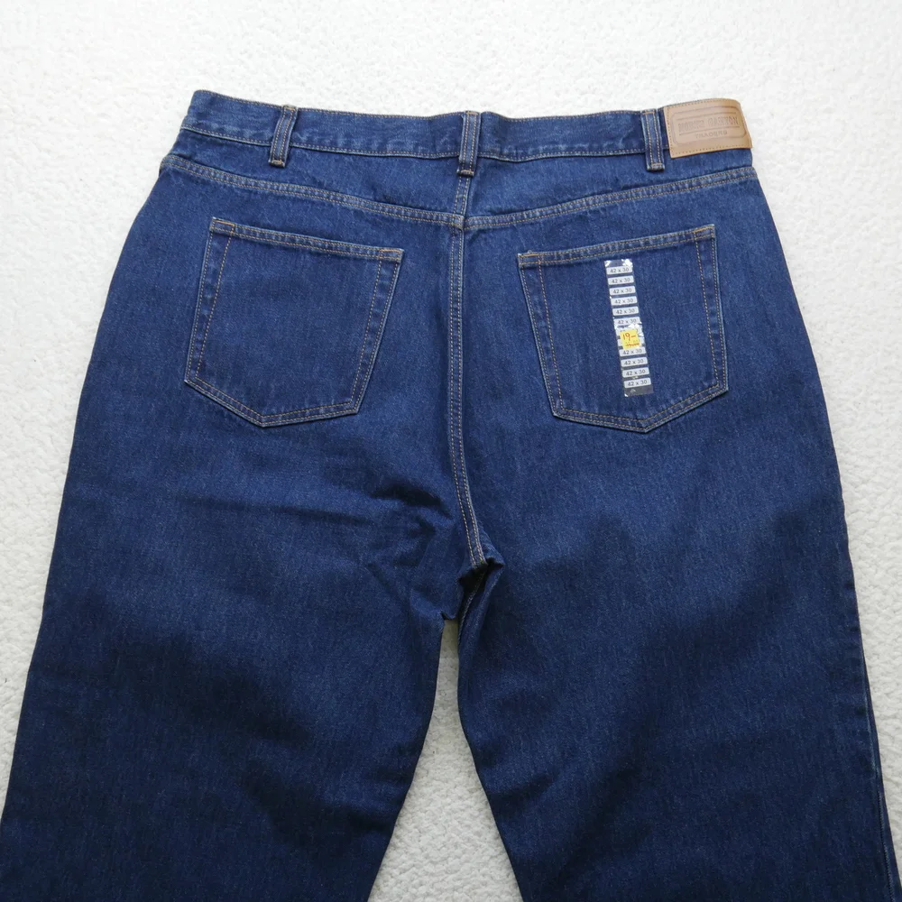 North Canyon Traders Jeans Mens 42x30 Blue Denim Straight Leg Classic Fit